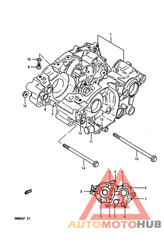 Картер двигателя