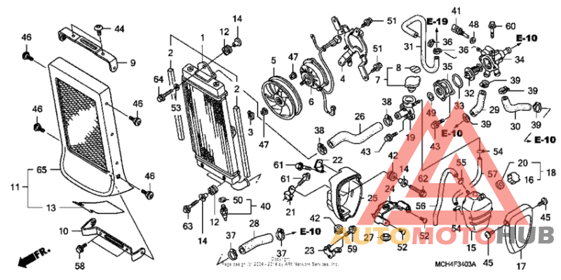 Radiator (vtx1800f)