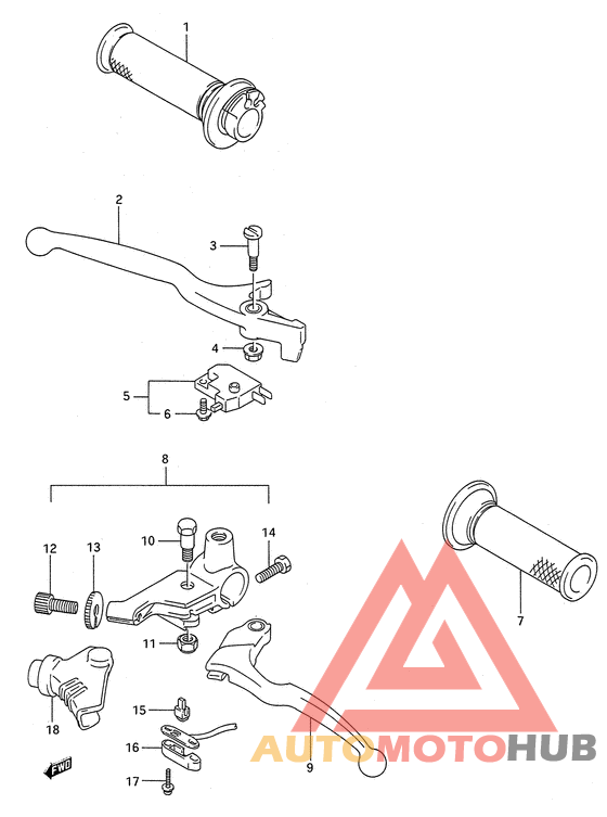 Рулевой рычаг