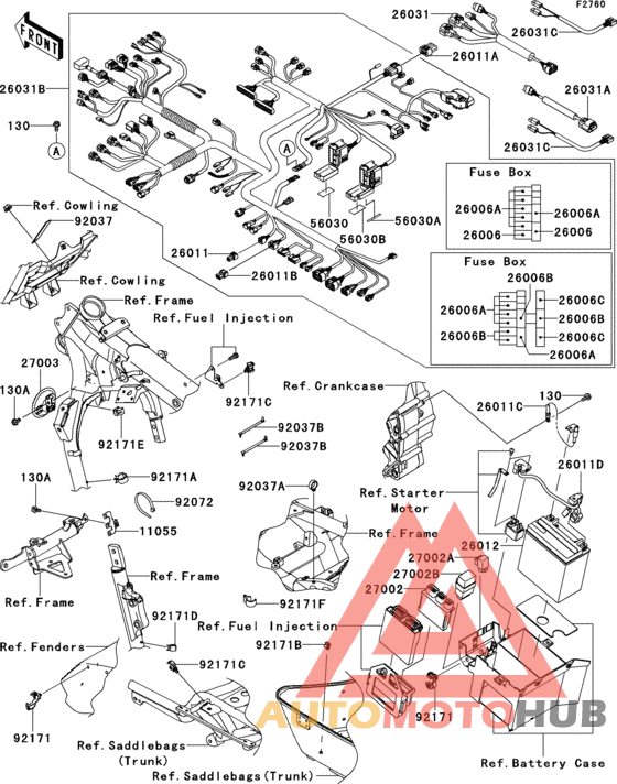 Chassis electrical equipment(b9f)