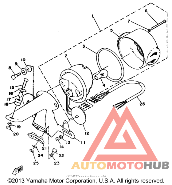Задний фонарь
