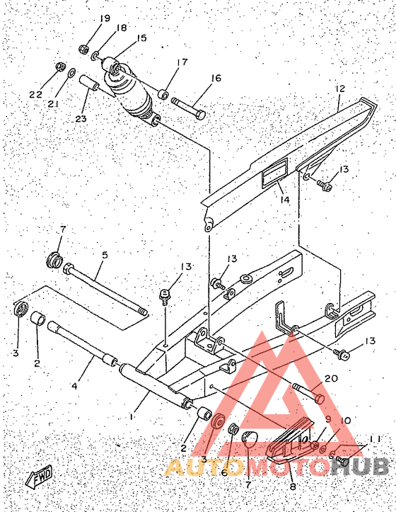 Rear arm. suspension