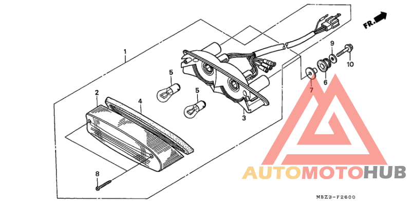 Taillight unit ass`y