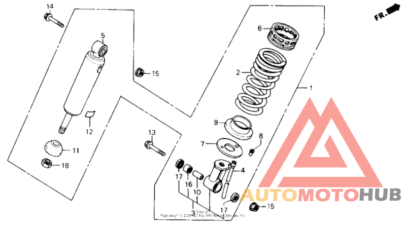 Задние амортизаторы