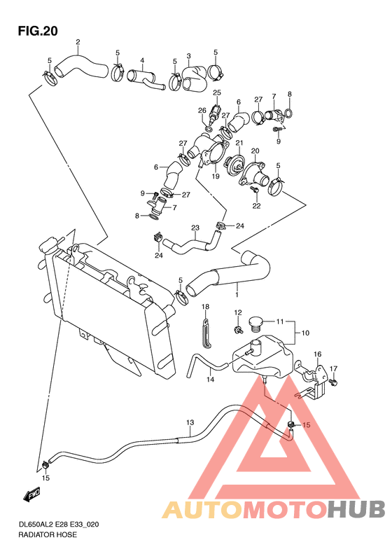 Радиатор hose