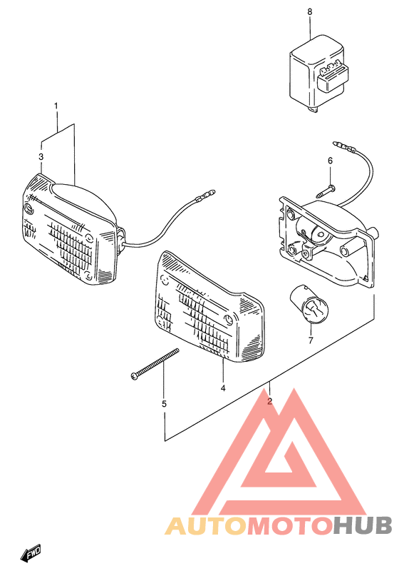 Front turn signal lamp
