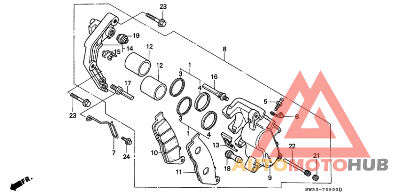 Передний суппорт