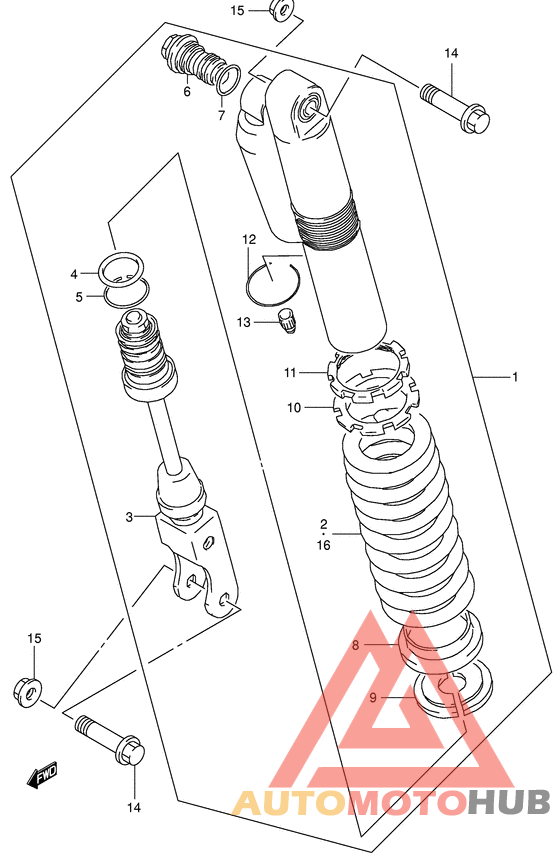 Задние амортизаторы