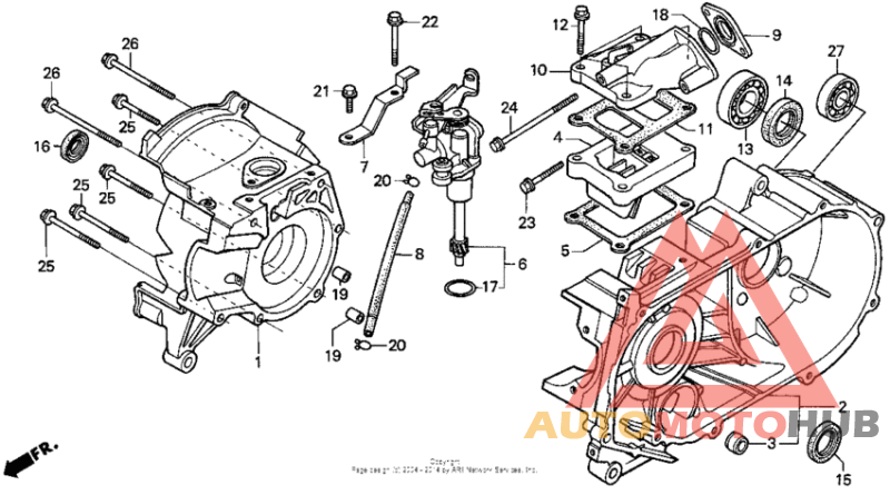 Картер двигателя