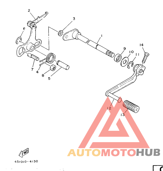 Вал переключения