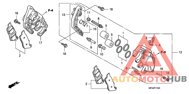 Передний суппорт