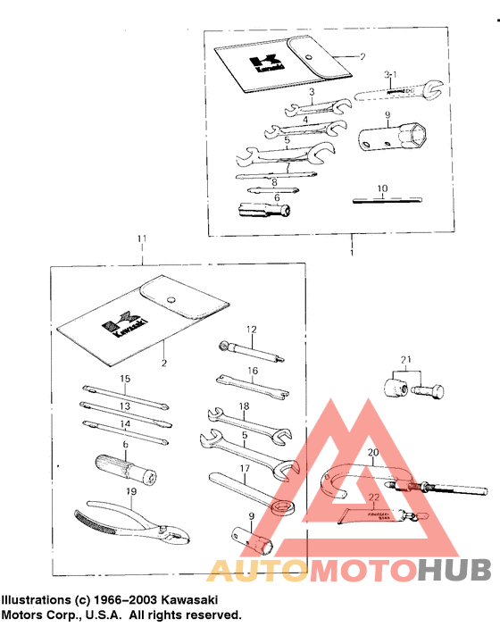 Owner tools/special service tools