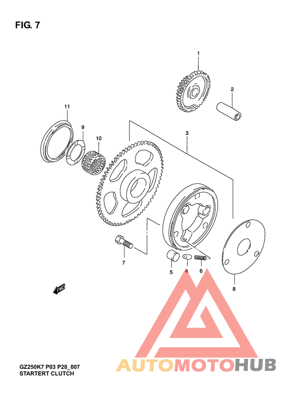 Муфта стартера