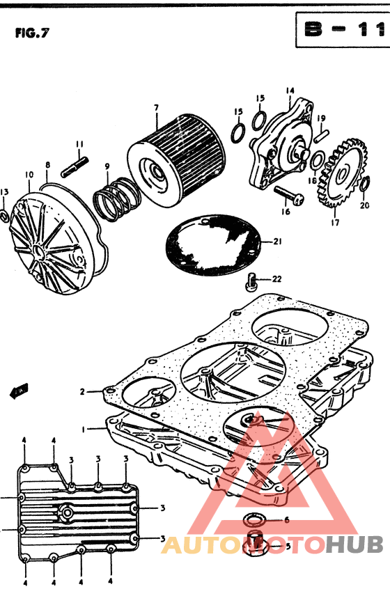 Oil pump - oil filter