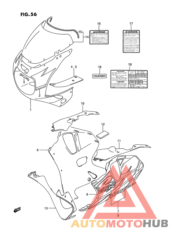 Cowling body