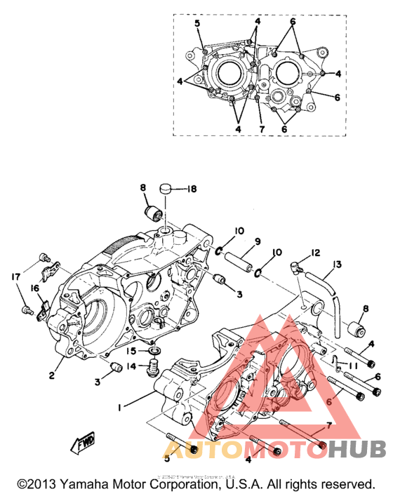 Картер двигателя