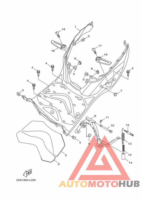 Support & repose pied