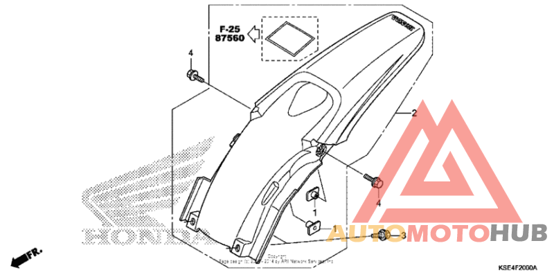 Задний бампер
