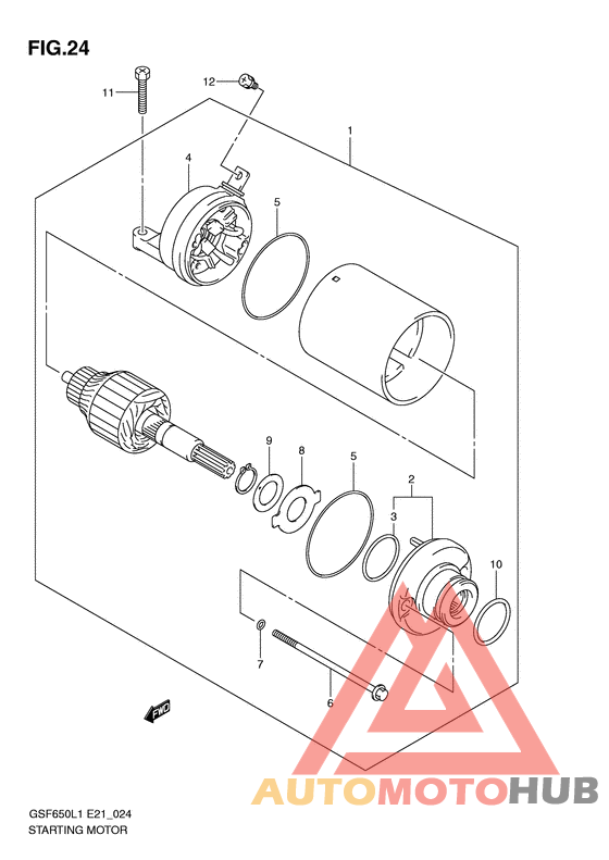 Стартерный мотор