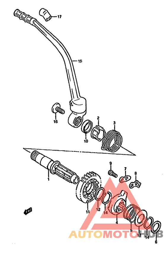Ножной стартер