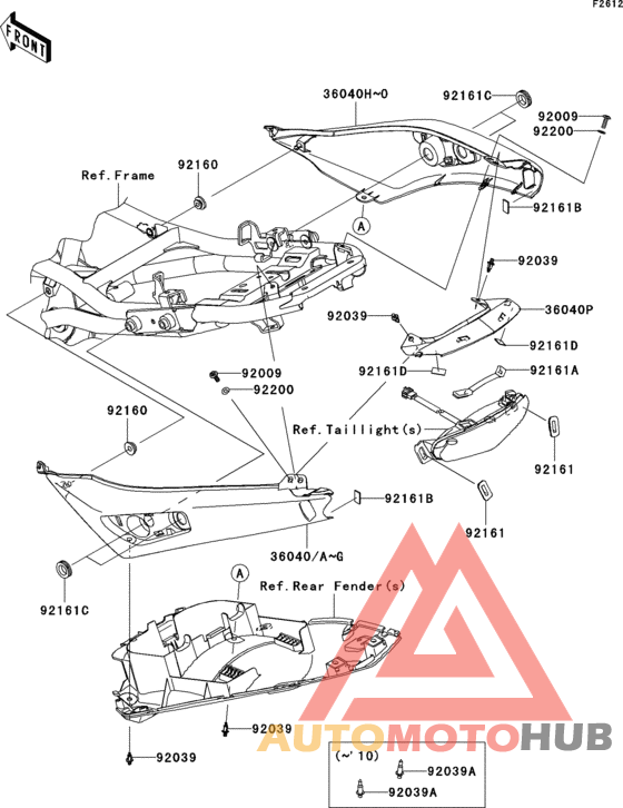 Обтекатель сидения