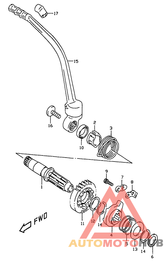 Ножной стартер