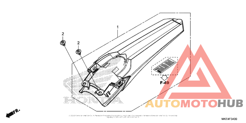 Задний бампер