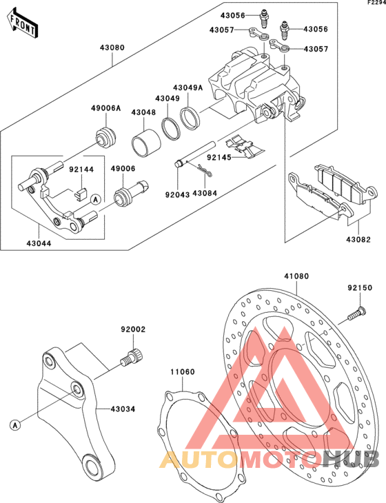 Задний тормоз