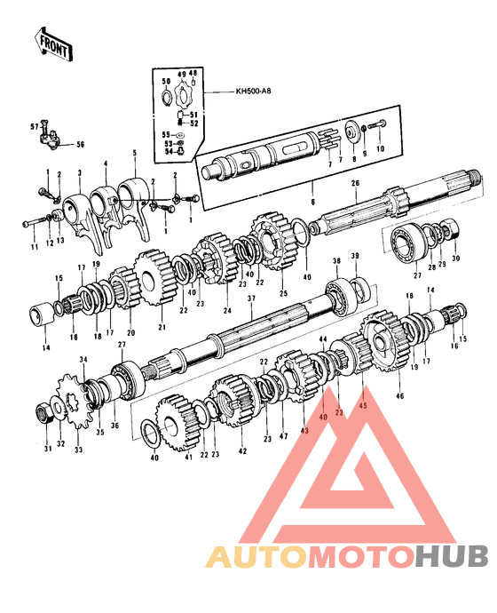 Transmission/change drum
