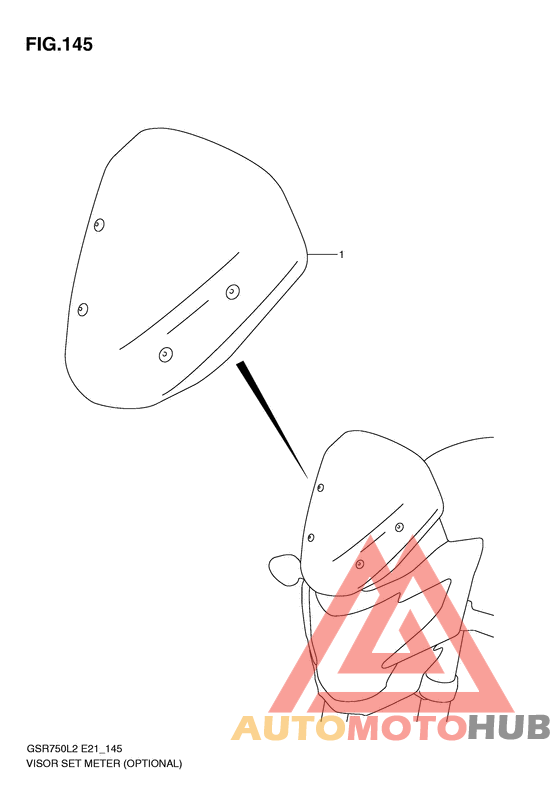 Visor set meter