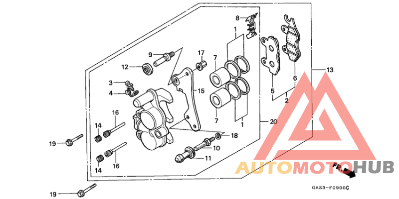 Передний суппорт