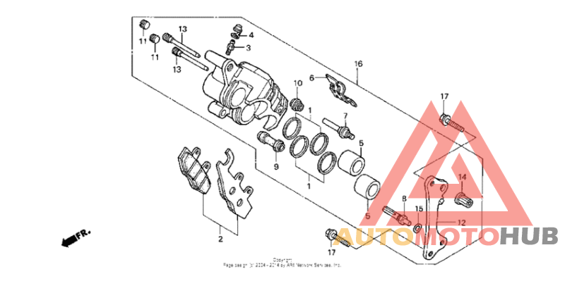 Передний суппорт