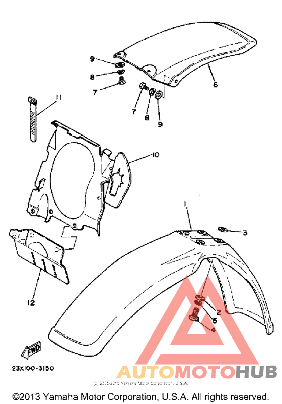 Front rear fender