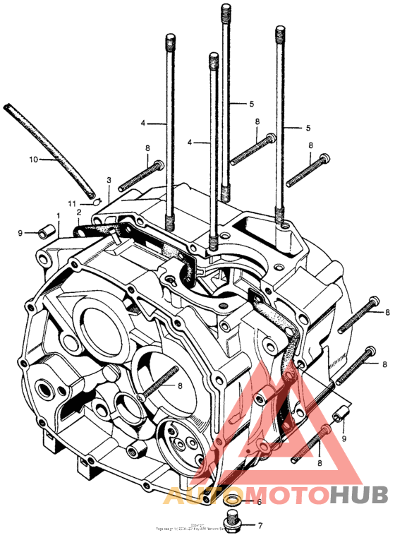 Right & left crankcase