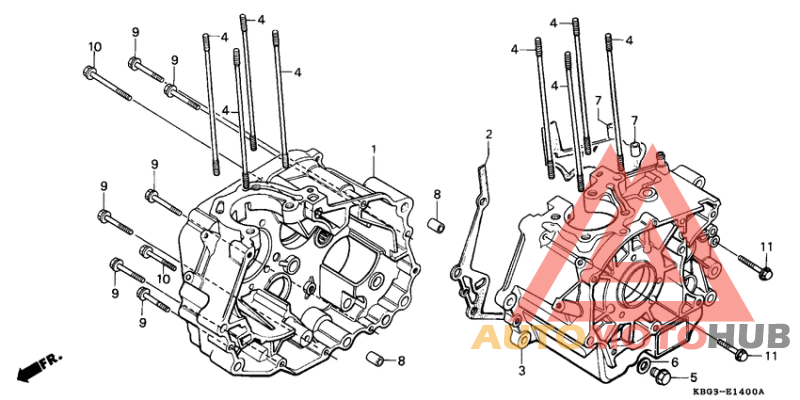 Картер двигателя