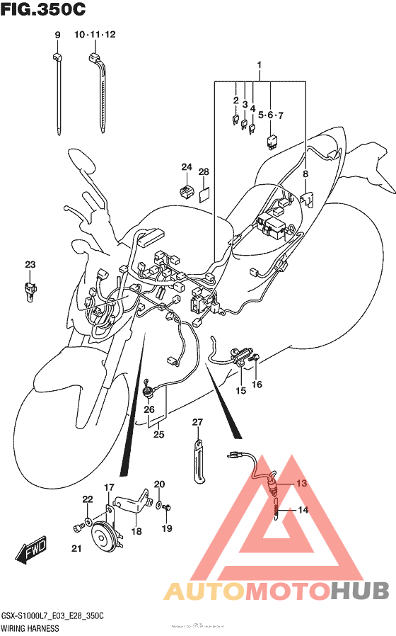 Wiring Harness (Gsx-S1000Al7 E28)
