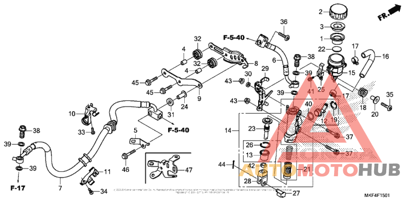 Rear Brake Master Cylinder (2)