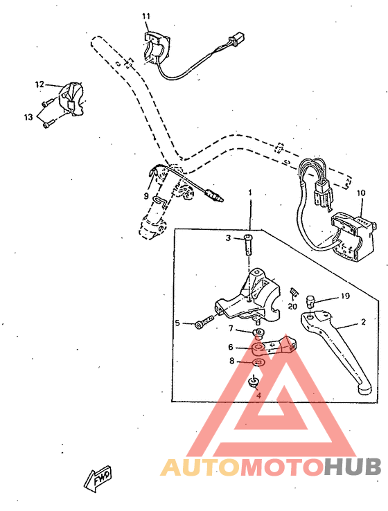 Interruptor de manija . palanc
