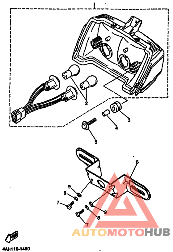 Taillight unit ass`y