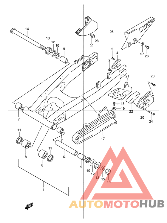 Маятник задний