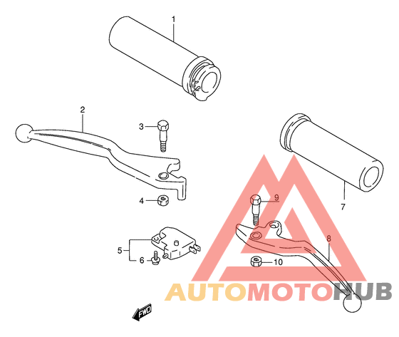 Рулевой рычаг