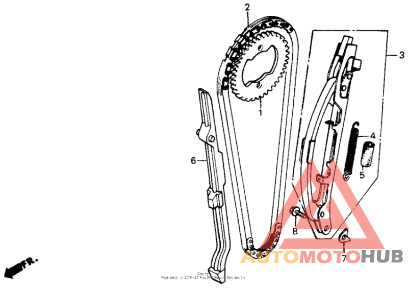 Cam chain 84-85