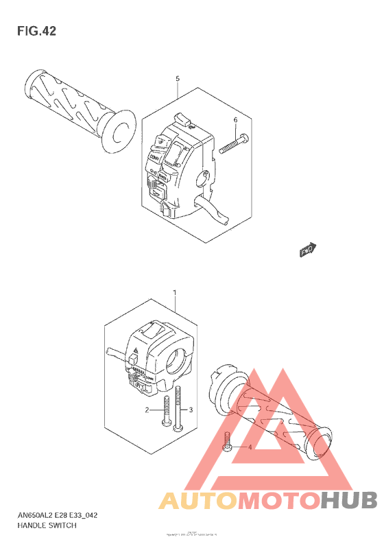 Handle Switch (An650A L2 E33)