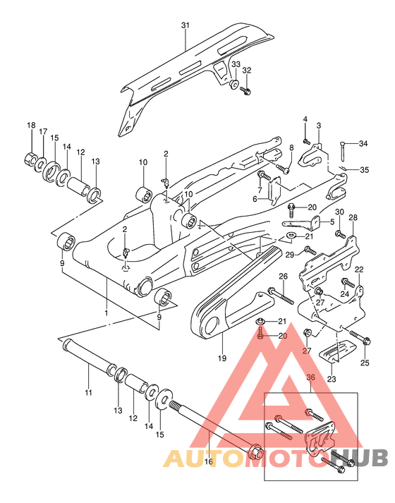 Маятник задний