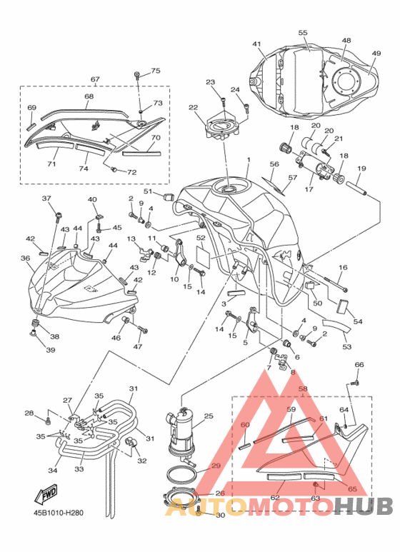 Fuel tank assy