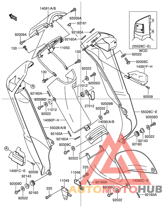 Щиток облицовочный