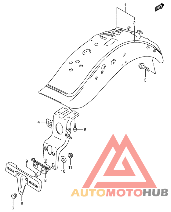 Заднее крыло