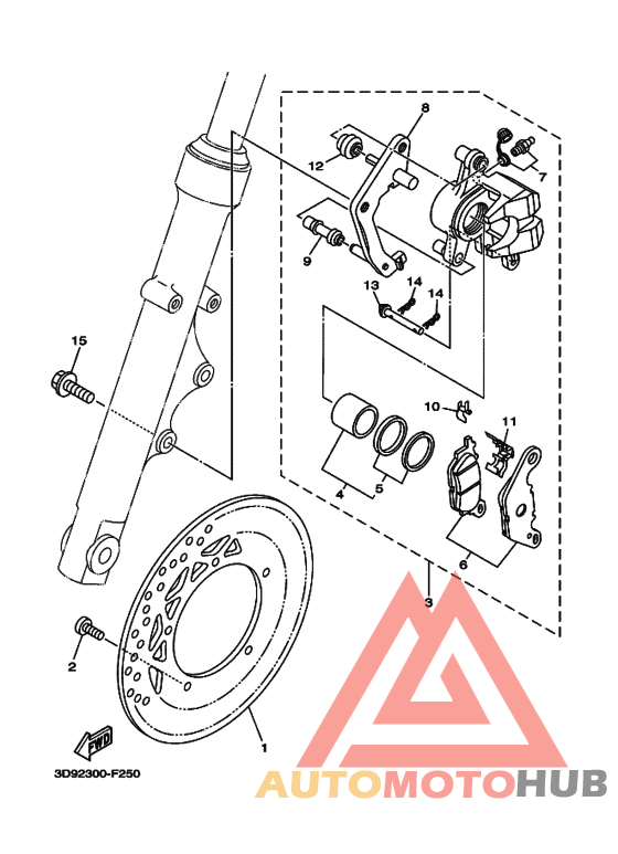 Передний суппорт