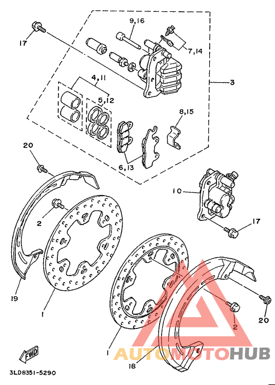 Vorderradbremssattel