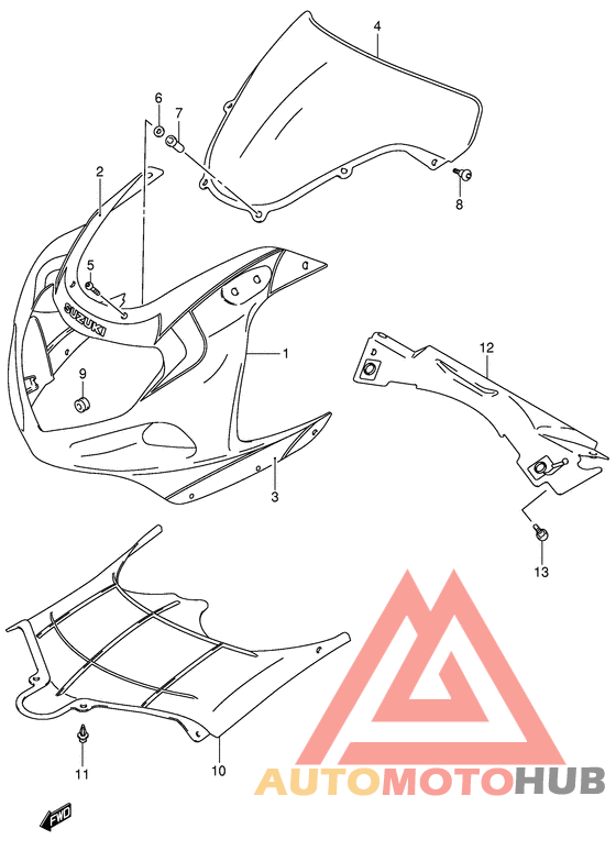 Cowling body